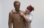 Life-size chocolate Benedict Cumberbatch to promote launch of TV channel 'Drama' on uktvplay.co.uk, Britain - 01 Apr 2015