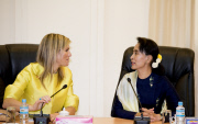 Königin Maxima auf Besuch in Myanmar 