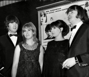John Lennon Cynthia Lennon Maureen Starkey And Ringo Starr At The Premiere Of ''the Knack.... And How To Get It'' 1965 Nb Only John And Cynthia Were Shown In The Picture Published In The Beatles Book.