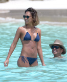 Jessica Alba enjoys snorkeling session in St Barts
