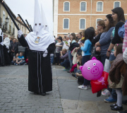 Virgin of Solitude Crowned procession, Alcala de Henares, Madrid, Spain - 03 Apr 2015