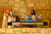 Brazil: A stage play presentation of '' Passion Play''