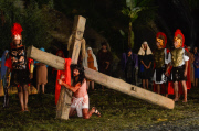 Brazil: A stage play presentation of '' Passion Play''