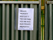 Fencing erected at the home of George Clooney and Amal Alamuddin, Sonning-on-Thames, Berkshire, Britain - 04 Apr 2015