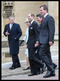 Royals at Easter Sunday Church Service