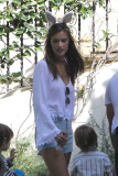 Alessandra Ambrosio rocks her bunny ears at her Easter Party