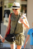 Naomi Watts takes her boys to karate class