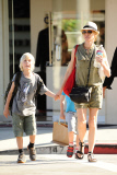 Naomi Watts takes her boys to karate class