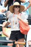Boris Becker attends the Miami Open in Florida
