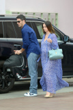 *EXCLUSIVE* Jennifer Love Hewitt and Brian Hallisay do Easter brunch at The Ivy