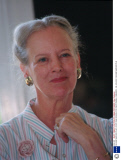 QUEEN MARGRETHE'S COSTUME DESIGN FOR PANTOMIME, DENMARK - 26 JUN 2001