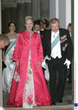 Danish royals dinner at Christiansborg Palace, Copenhagen, Denmark - 25 Oct 2006