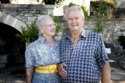 Exclusive. Denmark's Queen Margrethe And Prince Henrik On Vacation In Caix