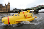 Thunderbird 4 travels down the River Thames, London, Britain - 02 Apr 2015