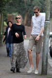 Abigail Clancy and Peter Crouch out and about in London, Britain - 08 Apr 2015