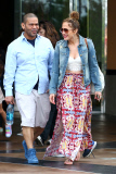 *EXCLUSIVE* Jennifer Lopez bares her tone abs during shopping trip in Calabasas