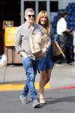 Cat Deeley and Patrick Kielty stock up at Bristol Farms to celebrate St. Patrick's Day