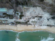 Worker killed after hotel collapses during demolition in Saints Constantine and Helena resort, Varna, Bulgaria - 08 Apr 2015