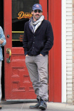 *EXCLUSIVE* Jon Hamm keeps it under wraps after lunch