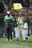 GA: Tiger Woods With His 2 Children And Girlfriend Lindsay Vonn At Par 3 Masters Round