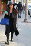 Kyle Richards enjoys a carefree stroll through 90210