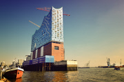 Die Elbphilharmonie in der HafenCity in Hamburg