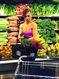 *EXCLUSIVE* Karina Smirnoff stays fit with a trip to Whole Foods
