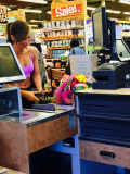 *EXCLUSIVE* Karina Smirnoff stays fit with a trip to Whole Foods