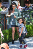 *EXCLUSIVE* Kourtney Kardashian enjoys single motherhood with her kids