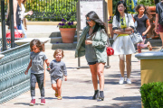 *EXCLUSIVE* Kourtney Kardashian enjoys single motherhood with her kids