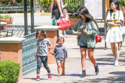 *EXCLUSIVE* Kourtney Kardashian enjoys single motherhood with her kids