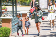 *EXCLUSIVE* Kourtney Kardashian enjoys single motherhood with her kids