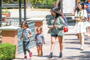 *EXCLUSIVE* Kourtney Kardashian enjoys single motherhood with her kids