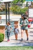 *EXCLUSIVE* Kourtney Kardashian enjoys single motherhood with her kids