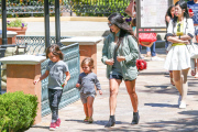 *EXCLUSIVE* Kourtney Kardashian enjoys single motherhood with her kids