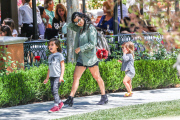 *EXCLUSIVE* Kourtney Kardashian enjoys single motherhood with her kids