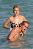Gigi Hadid and Cody Simpson get hot and heavy in the Atlantic Ocean