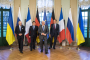Vierer-Aussenministertreffen zum Ukraine-Konflikt in der Villa Borsig