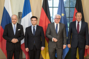 Vierer-Aussenministertreffen zum Ukraine-Konflikt in der Villa Borsig