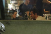 *EXCLUSIVE* Rachel McAdams and Jake Gyllenhaal have an intimate conversation over dinner **MUST CALL FOR PRICING**