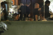 *EXCLUSIVE* Rachel McAdams and Jake Gyllenhaal have an intimate conversation over dinner **MUST CALL FOR PRICING**