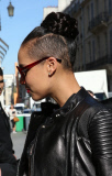 EXCLUSIVE: Alicia Keys leaves her hotel