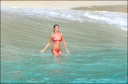 Gisele Bundchen tourne pour la marque Victoria's Secret. No Credit. NW. Costello