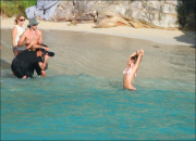 Gisele Bundchen tourne pour la marque Victoria's Secret. No Credit. NW. Costello