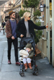 Sienna Miller, Tom Sturridge, and little Marlowe come together as a family unit in NYC
