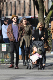 Sienna Miller, Tom Sturridge, and little Marlowe come together as a family unit in NYC