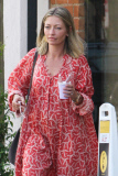 *EXCLUSIVE* Make-Up Free Rebecca Gayheart indulges on a Sweet Treat