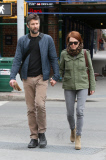 Julianne Moore looking chic on a beautiful NYC day