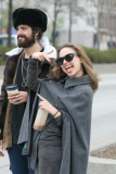 Archive Photos of Natalie Portman and Devendra Banhart in a Dog Park