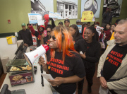 Fast food workers protest low wages